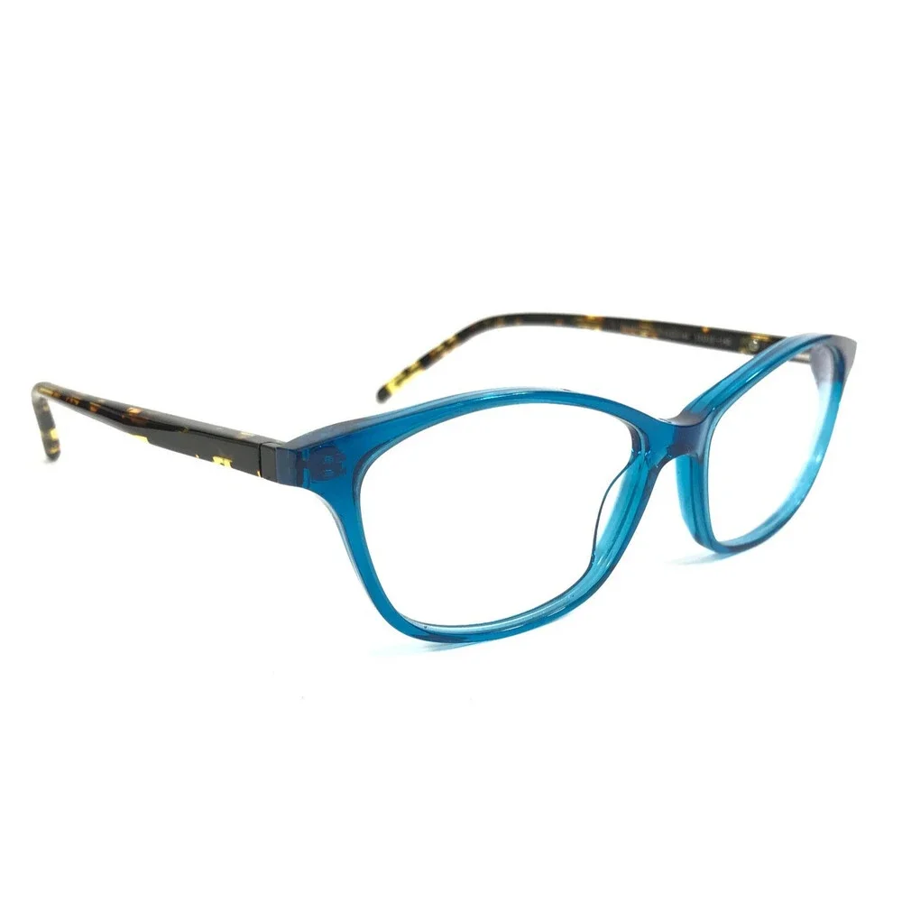 Tom Davies Eyeglasses Frames TD702 Col. 1929 Clear Blue Tortoise 53-15-140